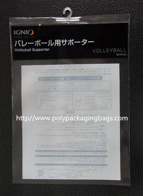 أكياس بلاستيكية مخصصة هوك / كيس من البلاستيك الاستاتيكيه مع شماعات للملابس الداخلية والملابس