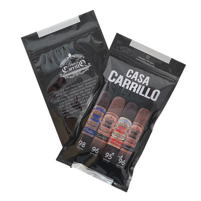 حقيبة سيجار من الجلد الفاخر مع مرطب حقيبة مرطبة محملة بالرخام