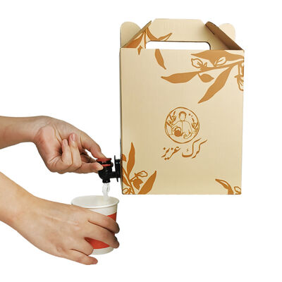 موزع قهوة مثلجة مخصصة للطباعة مصنوع من البلاستيك للاحتياجات المخصصة