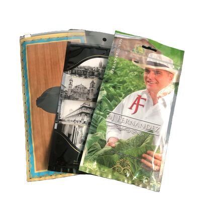 أكياس السجائر المخصصة من نوع TPU و PE ذات الجودة الغذائية Ziplock Design حلول تغليف وقائي دائم قابلة لإعادة الاستخدام لتخزين السيجار