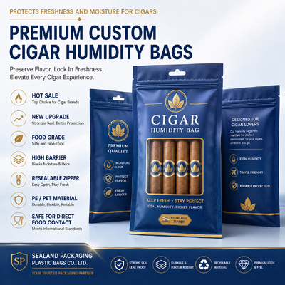 Cigar Humidor Bags Small Size Options Designed For Humidity Retention And Convenient Portability