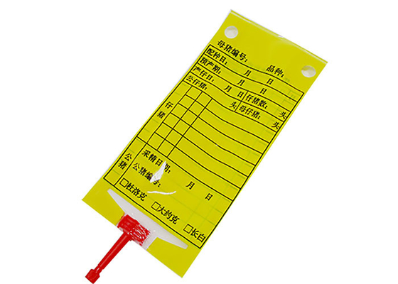 100 مللي أكياس جمع السائل المنوي خنزير مخصص تصميم OPP 0.04mm-0.22mm