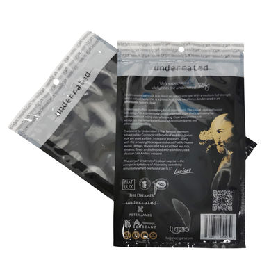 أكياس ترطيب بلاستيكية لتغليف التبغ المخصص، مرطب سيجار مرطب لـ 5-6 سيجار مع مقياس رطوبة وقسم
