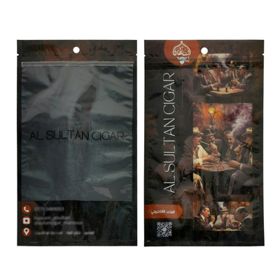 حقيبة رطوبة سيجار دائمة الاستخدام المخصصة مع سحاب New Age Packaging & Printing
