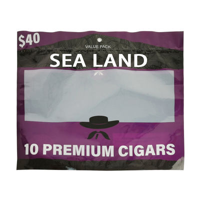 الصناعة مباشرة التعبئة والتغليف الطباعة 3 جانبي أغلفة كيس التغليف الغذائي أكياس مايلر التبغ كيس السجائر