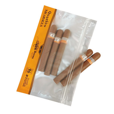 كيس التغطية الجانبية PET / PE أكياس بلاستيكية كيس التبغ كيس السجائر مع السحاب