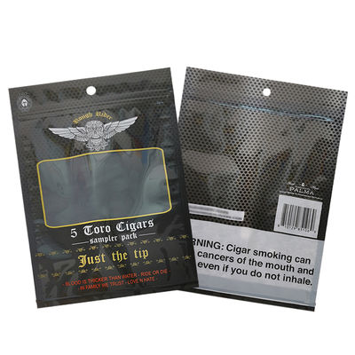 أكياس مسطحة مصممة خصيصًا مقاومة للرطوبة مطبعة من ورق الألومنيوم قابلة للفصل الحراري Mylar 3 Side Seal للفرائط السجائر في أوراق التبغ