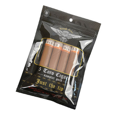 أكياس مسطحة مصممة خصيصًا مقاومة للرطوبة مطبعة من ورق الألومنيوم قابلة للفصل الحراري Mylar 3 Side Seal للفرائط السجائر في أوراق التبغ