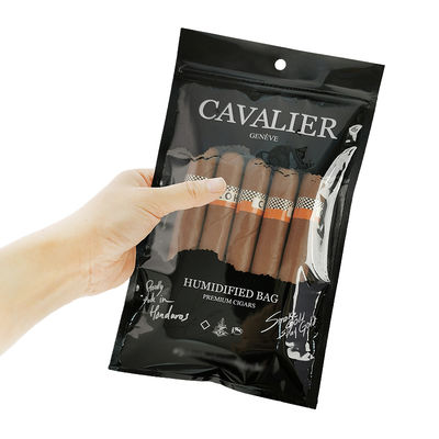 حقيبة رطوبة سيجار محمولة بيعها بالجملة حقيبة سيجار بلاستيكية