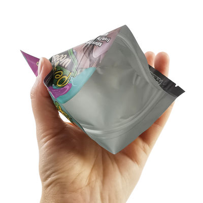 رقائق مايلر بلاستيكية مقاومة للرائحة والرطوبة للتبغ، أكياس تغليف للسيجار بوزن 30 جرام و 50 جرام مع شق للتمزيق