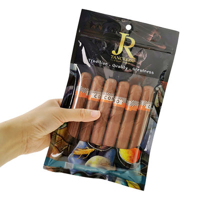 طباعة مخصصة بلاستيكية يدوية لفائف التدخين اكسسوارات التبغ السيجار حقيبة سفر للتعبئة والتغليف