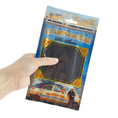 حقيبة سيجار من الجلد الفاخر مع مرطب حقيبة مرطبة محملة بالرخام