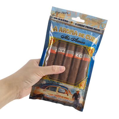 حقيبة سيجار من الجلد الفاخر مع مرطب حقيبة مرطبة محملة بالرخام