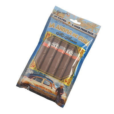 حقيبة سيجار من الجلد الفاخر مع مرطب حقيبة مرطبة محملة بالرخام