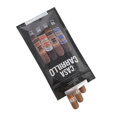 حقيبة سيجار من الجلد الفاخر مع مرطب حقيبة مرطبة محملة بالرخام