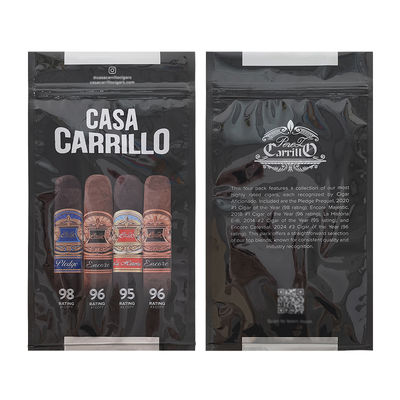 حقيبة سيجار من الجلد الفاخر مع مرطب حقيبة مرطبة محملة بالرخام