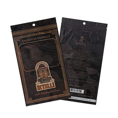 كيس التبغ ملار مخصصة عديم الرائحة كيس سيجار زيبلوك علبة ورقة هوميدور الحرارة الختم الورقية البلاستيكية الهوميدور السيجار المحمول