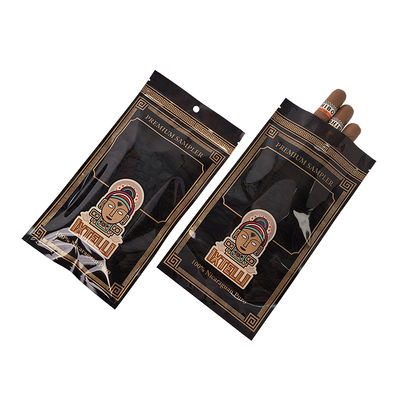 كيس التبغ ملار مخصصة عديم الرائحة كيس سيجار زيبلوك علبة ورقة هوميدور الحرارة الختم الورقية البلاستيكية الهوميدور السيجار المحمول