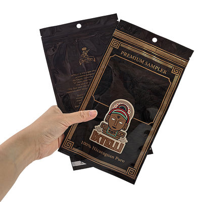 كيس التبغ ملار مخصصة عديم الرائحة كيس سيجار زيبلوك علبة ورقة هوميدور الحرارة الختم الورقية البلاستيكية الهوميدور السيجار المحمول