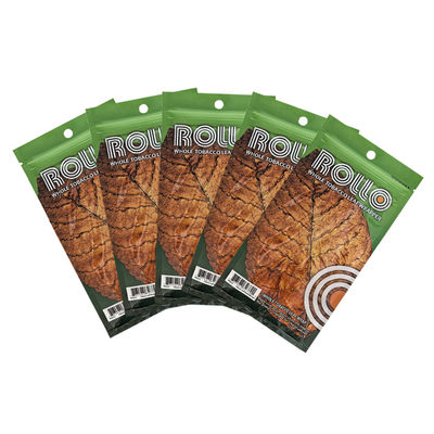 الطباعة المخصصة البلاستيكية اليدية التدحرجة الملحقات التدخين التبغ كيس السجائر زيبلوك