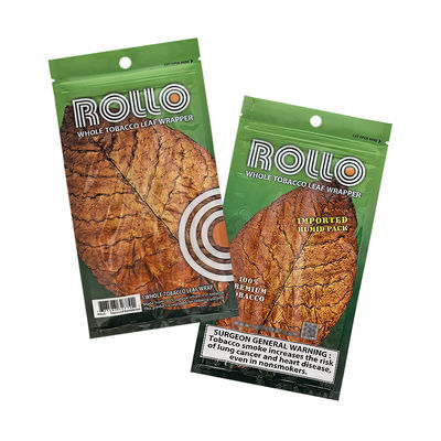 الطباعة المخصصة البلاستيكية اليدية التدحرجة الملحقات التدخين التبغ كيس السجائر زيبلوك