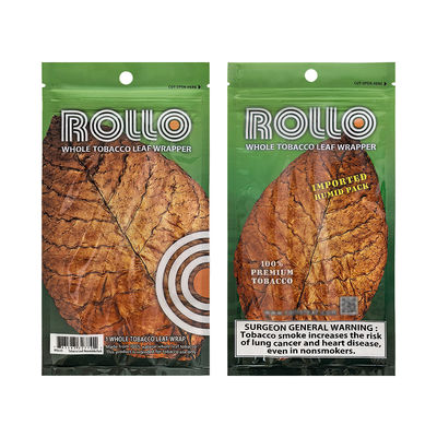 الطباعة المخصصة البلاستيكية اليدية التدحرجة الملحقات التدخين التبغ كيس السجائر زيبلوك