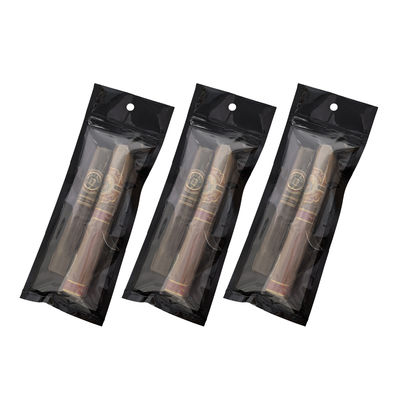 حقيبة سيجار قابلة لإعادة الإغلاق من نوع مايلر زيبلوك البلاستيكية اليدية للتدخين الملحقات التعبئة والإغراء الحقائب لترطيب الطعام