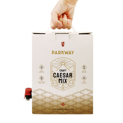 تخصيص 1L 1.5L 2L 3L 5L 96OZ BIB BAG كيس إعادة الاستخدام في صندوق شاي عصير القهوة للذهاب