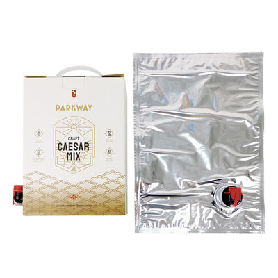 تخصيص 1L 1.5L 2L 3L 5L 96OZ BIB BAG كيس إعادة الاستخدام في صندوق شاي عصير القهوة للذهاب