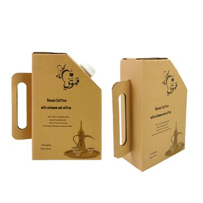 1L / 2L / 3L / 5L كيس مشروب علبة مفردة كيس القهوة في صندوق النبيذ مع صمام صندوق القهوة