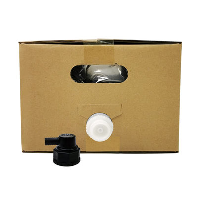 5 لتر 10 لتر 20 لتر كيس في صندوق درجة الغذاء شفاف معقم بلاستيك نبيذ عصير تعبئة مع صنبور غطاء و كرتون حاوية BIB كيس