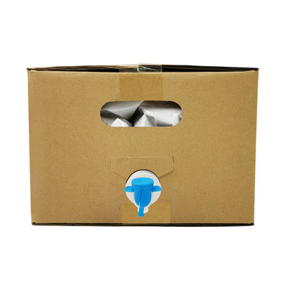 5 لتر 10 لتر 20 لتر كيس في صندوق درجة الغذاء شفاف معقم بلاستيك نبيذ عصير تعبئة مع صنبور غطاء و كرتون حاوية BIB كيس