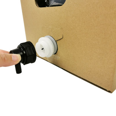 5 لتر 10 لتر 20 لتر كيس في صندوق درجة الغذاء شفاف معقم بلاستيك نبيذ عصير تعبئة مع صنبور غطاء و كرتون حاوية BIB كيس