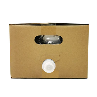 5 لتر 10 لتر 20 لتر كيس في صندوق درجة الغذاء شفاف معقم بلاستيك نبيذ عصير تعبئة مع صنبور غطاء و كرتون حاوية BIB كيس