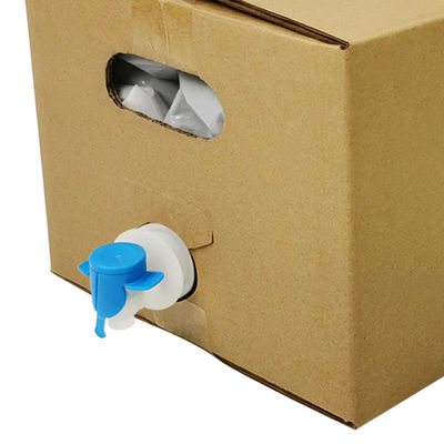 5 لتر 10 لتر 20 لتر كيس في صندوق درجة الغذاء شفاف معقم بلاستيك نبيذ عصير تعبئة مع صنبور غطاء و كرتون حاوية BIB كيس