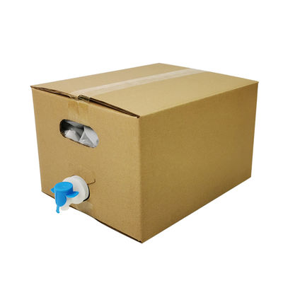 5 لتر 10 لتر 20 لتر كيس في صندوق درجة الغذاء شفاف معقم بلاستيك نبيذ عصير تعبئة مع صنبور غطاء و كرتون حاوية BIB كيس