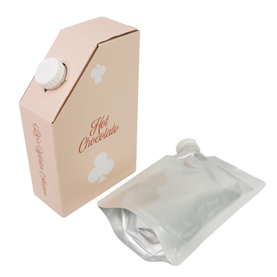 Custom 1L 1.5L 2Liter 3L 5L 96OZ BIB BAG Disposable Bag in Box TeaJuice Coffee to Go Paper Box Package with Dispenser