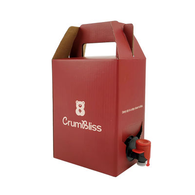 1 لتر - 10 لتر آلة تعبئة وتغطية أكياس المشروبات المعقمة، كيس في صندوق، ختم حراري، كيس ألومنيوم للنبيذ والعصير مع صنبور فيتوب للمياه المعدنية