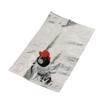 1 لتر - 10 لتر آلة تعبئة وتغطية أكياس المشروبات المعقمة، كيس في صندوق، ختم حراري، كيس ألومنيوم للنبيذ والعصير مع صنبور فيتوب للمياه المعدنية