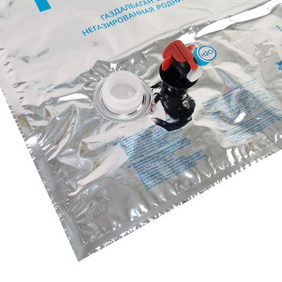 3L 5L 10L 15L 20L القهوة والنبيذ شراب شراب عصير الماء سائل BIB كيس كيس بلاستيكي في صندوق الموزع مع صمام فيتوب