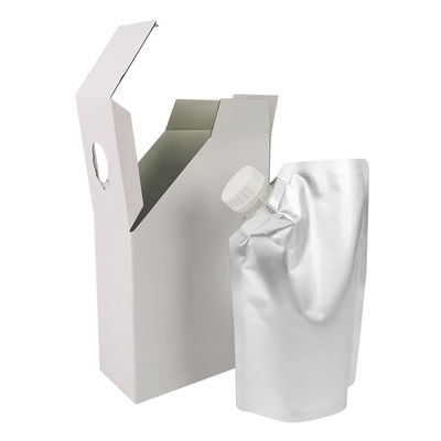 1L 3L 5L كرافت ورق صندوق القهوة BIB كيس في صندوق القهوة كيس القهوة المستخدمة مرة واحدة في صندوق مع صمام موزع السوائل