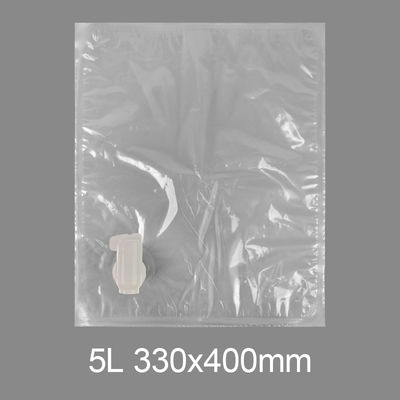 كيس البلاستيك الشفاف 3l 5l 10l 20l كيس الصنبور شرب الماء كيس عصير النبيذ في صندوق الموزع مع صمام الفراشة فيتوب