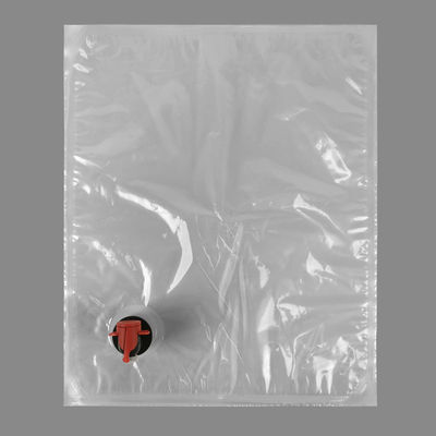 كيس البلاستيك الشفاف 3l 5l 10l 20l كيس الصنبور شرب الماء كيس عصير النبيذ في صندوق الموزع مع صمام الفراشة فيتوب