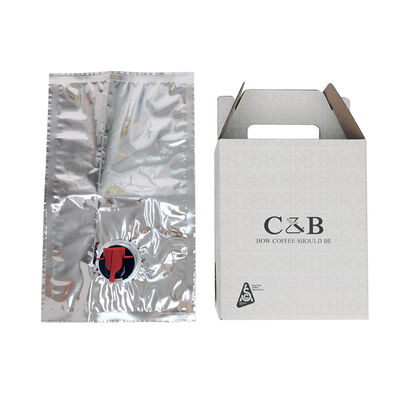 كيس تزويد سهل في صندوق مع الباسولة ودون مقبض للتعبئة والتغليف متعددة الاستخدامات