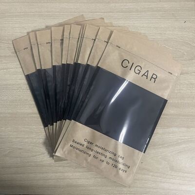 حقائب هوميدور السجائر ذات التصميم Ziplock خفيفة الوزن ومدمجة مع MOPP VMPET بنية مادة PE لحماية السجائر