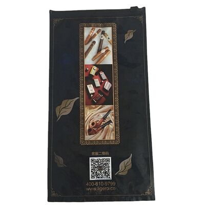 أكياس بلاستيكية بسحاب لترطيب السيجار، سمك 0.09 مم، إغلاق متين للحفاظ على الانتعاش لفترة طويلة