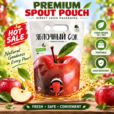 Oem Stand Up Pouch With Spout Customized Sizebag Type Leak Proof Packaging Designed For Food Grade Beverage And Chemical