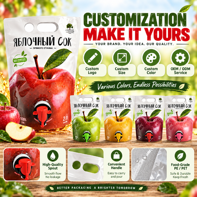 Free Sample Stand Up Pouch With Spout Gravure Printing Style Customizable Packaging For Juice Sauce And Liquid Products
