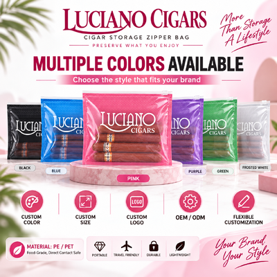 Cigar Humidor Bags Constructed From Food-grade TPU And PE Offering Cigar Protection