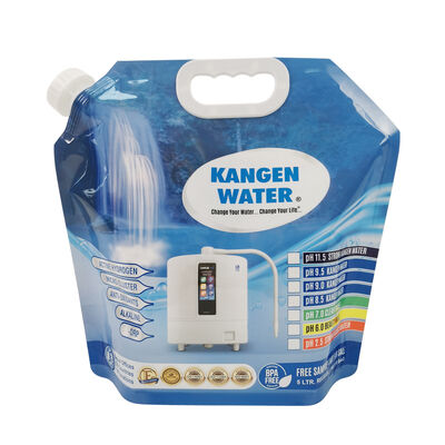 Customized Thickness Stand up Spout Bag Stand Up Pouch Safe Leak Proof Packaging for Juices Sauces and Liquid Detergents